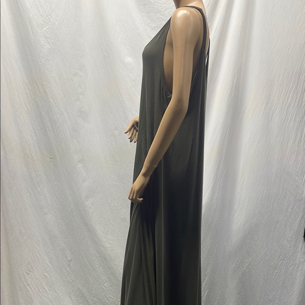 H&M Basic Olive Green Pullover Sleeveless Full Ma… - image 5